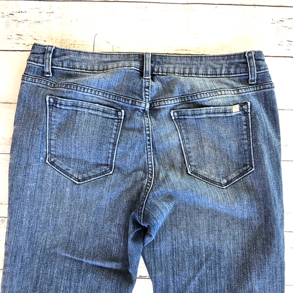 Simply Vera by Vera Wang Skinny Denim Jeans Distressed Stretchy Size 10 Regular - Picture 7 of 9